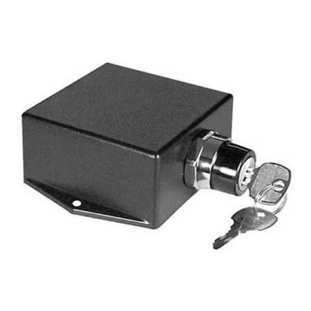 Yale Commercial Alarm Controls Under Desk Door Release Key Operated, Stainless Steel, Black ABS Plastic, UL Listed TS-17